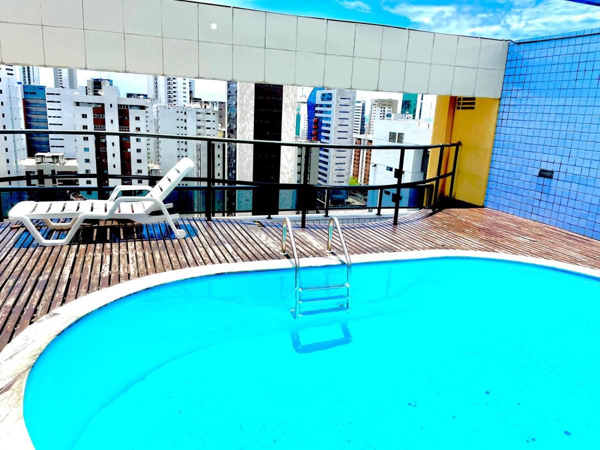 Апартаменты Flat Perfeito No Coracao De Boa Viagem Ресифи Экстерьер фото